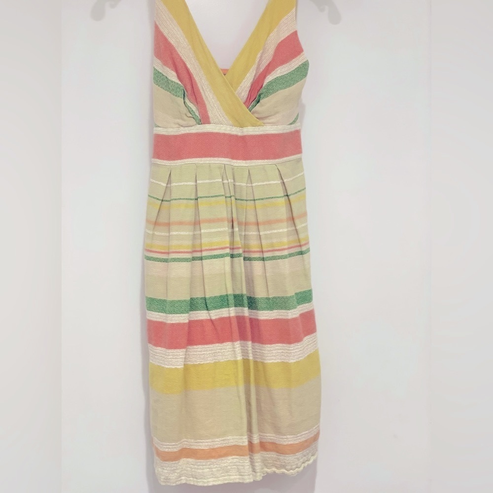 Anthropologie Eva Franco Kingston Road Dress Size 2 Sleeveless Fit and F…